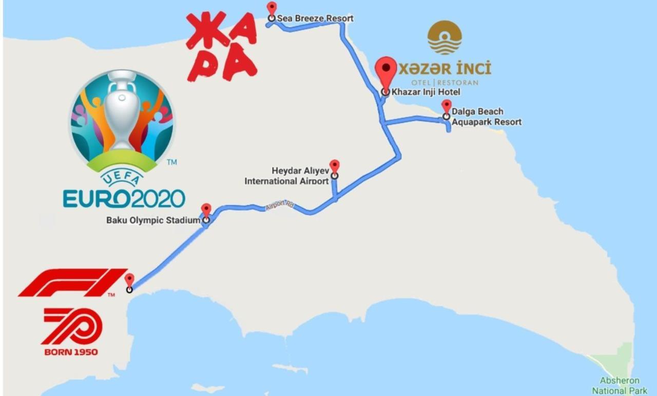 ホテル Khazar Inji Buzovna エクステリア 写真